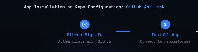 Install App button on dashboard
