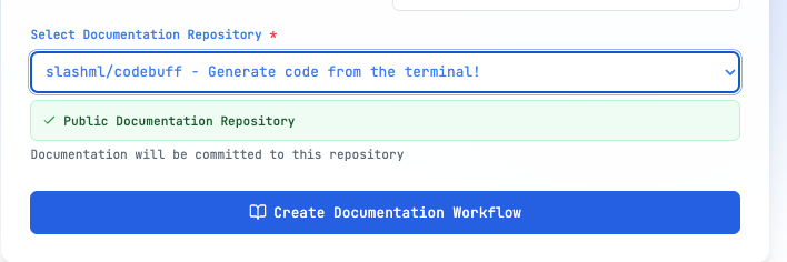 Different repository option