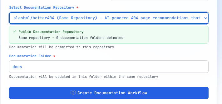 Same repository with folder specification
