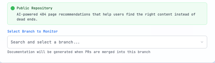 Branch selection